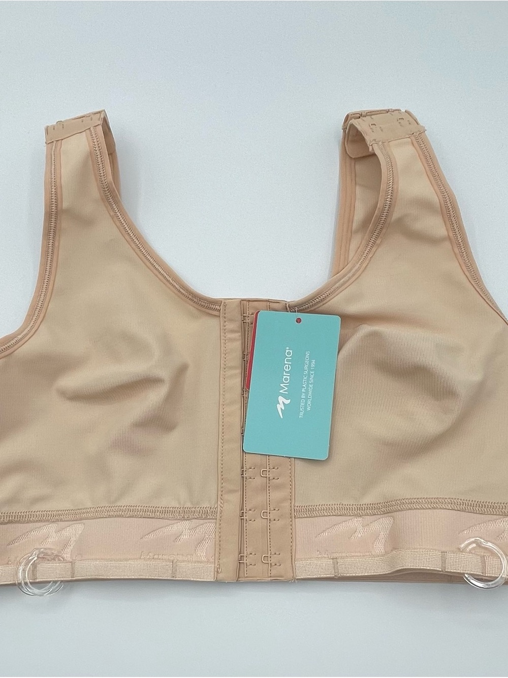 Marena Nude Front-Closure Comfort Bra